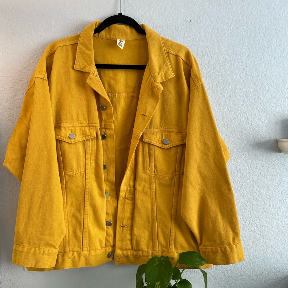 Yellow Denim Jacket